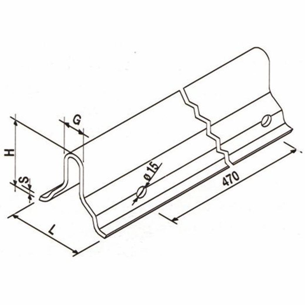 SIXONE® Bodenlaufschiene 3 M 20 Mm - Verzinkte Schiebetor